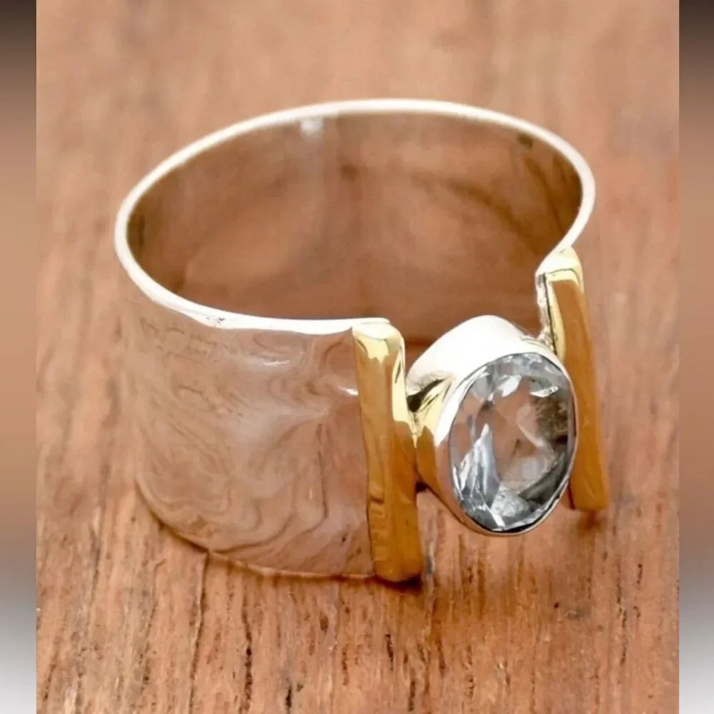 Boho stone ring S985